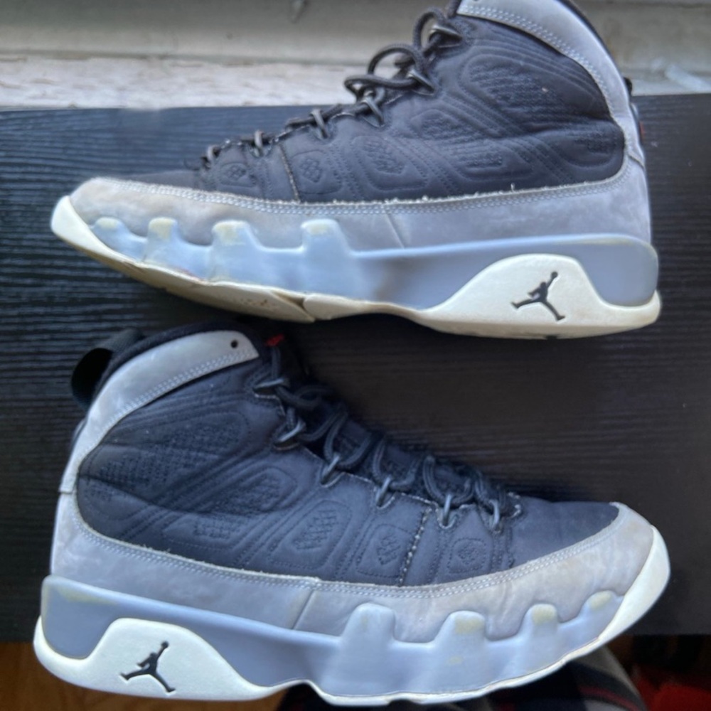 Air Jordan Black and Grey Sneakers